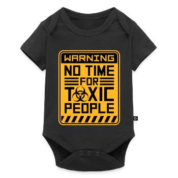 No Time Toxic People Boundaries Self Care Saying - Baby Premium short-sleeve bodysuit - black - Front