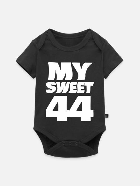 Suess 44 - Baby Premium Kurzarmbody - Schwarz