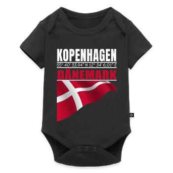 Copenhague - Body à manches courtes Premium Bébé - noir - Devant