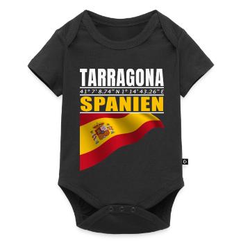 Tarragona - Baby Premium short-sleeve bodysuit - black - Front