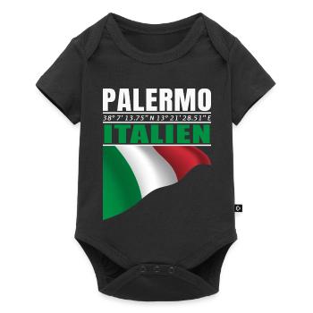 Palermo - Baby Premium short-sleeve bodysuit - black - Front
