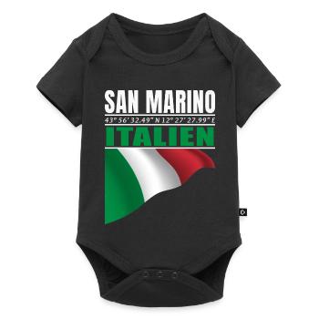 San Marino - Baby Premium short-sleeve bodysuit - black - Front