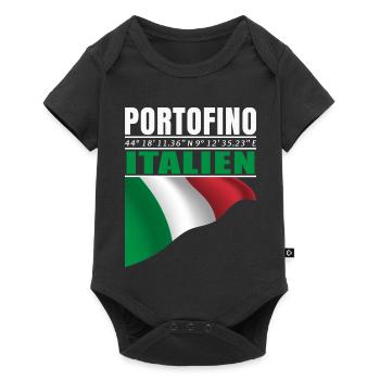 Portofino - Baby Premium short-sleeve bodysuit - black - Front