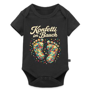Carnival Confetti Pregnancy Expectant - Baby Premium short-sleeve bodysuit - black - Front