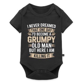 Grumpy Old Man: Es töten - Baby Premium Kurzarmbody - Schwarz - Vorne