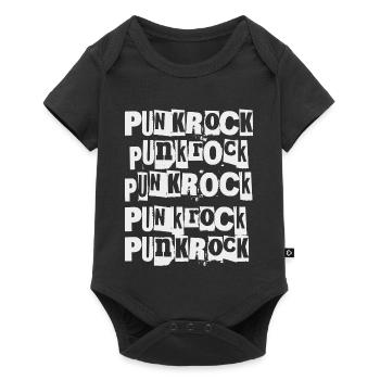 Répétition du punk rock - Body à manches courtes Premium Bébé - noir - Devant
