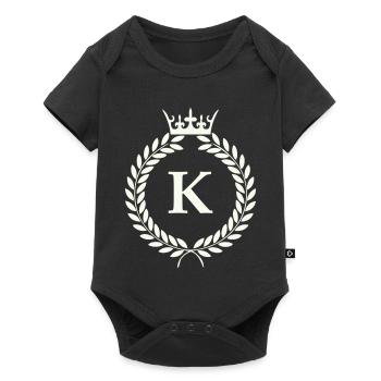 K_wappen- - Baby Premium Kurzarmbody - Schwarz - Vorne