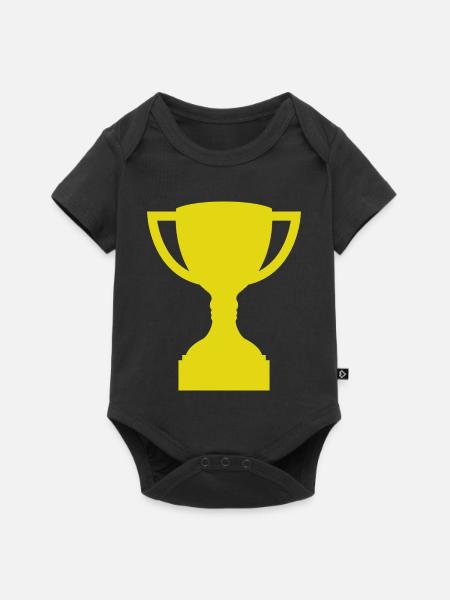 Trophäe - Baby Premium Kurzarmbody - Schwarz