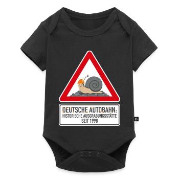 Historic excavation site since 1998 - Baby Premium short-sleeve bodysuit - black - Front