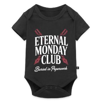 Eternal Monday Club: Paperwork - Baby Premium short-sleeve bodysuit - black - Front