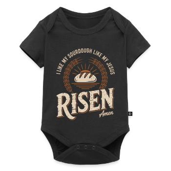 Risen Sourdough Amen Tee - Baby Premium short-sleeve bodysuit - black - Front