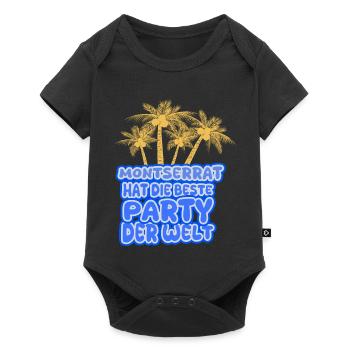 Montserrat als Urlaubsregion - Baby Premium Kurzarmbody - Schwarz - Vorne