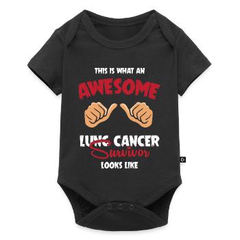 Cancer - Body à manches courtes Premium Bébé - noir - Devant