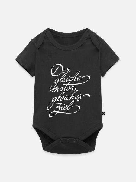 Umlaufbahn - Baby Premium Kurzarmbody - Schwarz