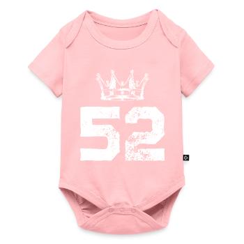 52 Couronne numérique - Body à manches courtes Premium Bébé - rose - Devant
