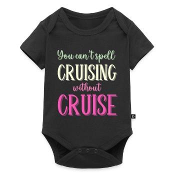 You cant Spell Cruising without Cruise - Baby Premium short-sleeve bodysuit - black - Front