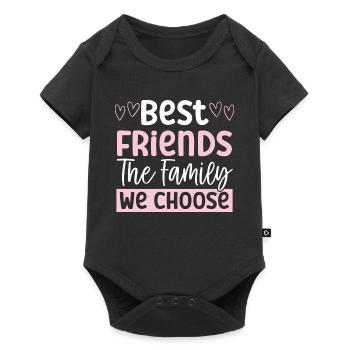 Meilleurs amis pour toujours Bff Beast Amitié - Body à manches courtes Premium Bébé - noir - Devant