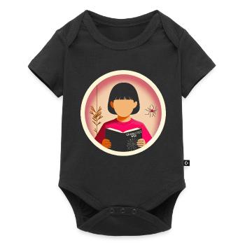 L’aventure du jeune lecteur - Body à manches courtes Premium Bébé - noir - Devant