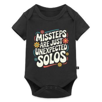 Line Dancing Tanzen Tänzer - Baby Premium Kurzarmbody - Schwarz - Vorne
