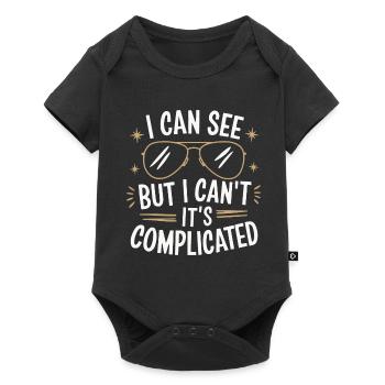 Blind blindness Visually impaired people - Baby Premium short-sleeve bodysuit - black - Front