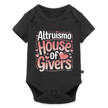 Altruismo Selfless Giving Giving School Spirit - Baby Premium short-sleeve bodysuit - black - Front