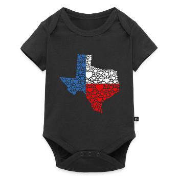 Texas Heart - Body à manches courtes Premium Bébé - noir - Devant