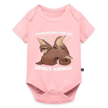 Pangolins Are My Spirit Animal Pangolin - Baby Premium short-sleeve bodysuit - rose - Front