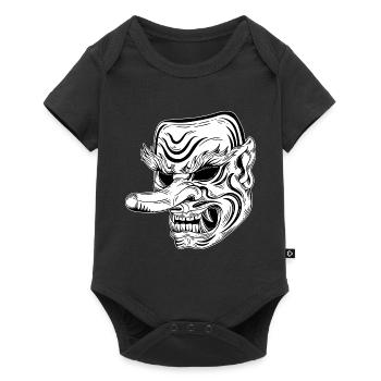Schädel Skull Horror Japan Halloween Geisha - Baby Premium short-sleeve bodysuit - black - Front