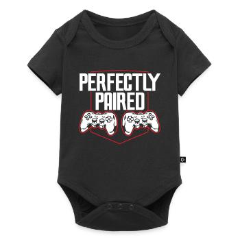 Valentine's Day Gaming February 14 Video Game - Baby Premium short-sleeve bodysuit - black - Front