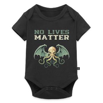 Cthulhu Lord and Savior Monster Horror T-Shirt - Baby Premium Kurzarmbody - Schwarz - Vorne