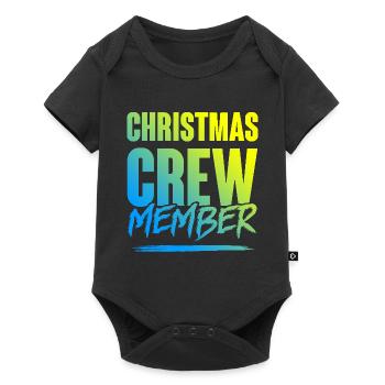 Christmas Crew - Baby Premium short-sleeve bodysuit - black - Front