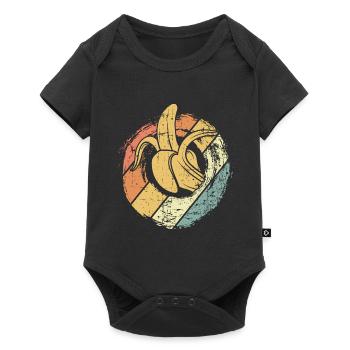 banana - Baby Premium short-sleeve bodysuit - black - Front