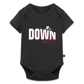 Downhill biking - Baby Premium Kurzarmbody - Schwarz - Vorne