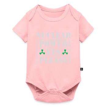 Nuclear Power, Yes Please, Nuclear Energy - Baby Premium short-sleeve bodysuit - rose - Front