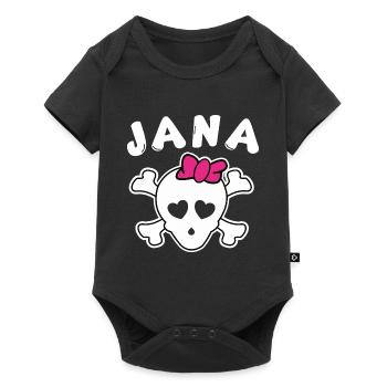 Jana Design pour les filles et les femmes - Body à manches courtes Premium Bébé - noir - Devant