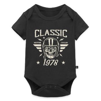 Vintage Classic Birthday Gift Born in 1978 - Baby Premium short-sleeve bodysuit - black - Front