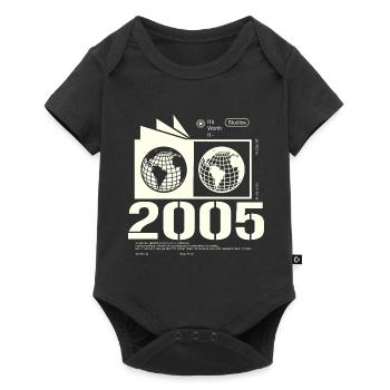 Vintage 2005 Retro Birthday Gift 2005 - Baby Premium short-sleeve bodysuit - black - Front