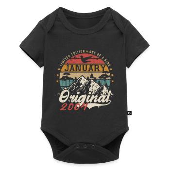 January 2004 Anniversary Gift - January 2004 - Baby Premium short-sleeve bodysuit - black - Front
