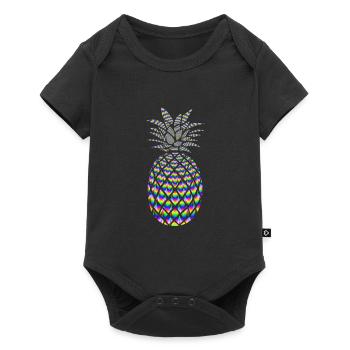 PSYCHEDELIC ANANAS - Baby Premium short-sleeve bodysuit - black - Front