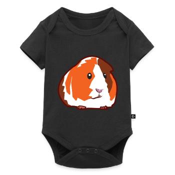 Cute guinea pig as a pet and rodent - Baby Premium short-sleeve bodysuit - black - Front