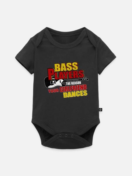 Basse basse - Body à manches courtes Premium Bébé - noir