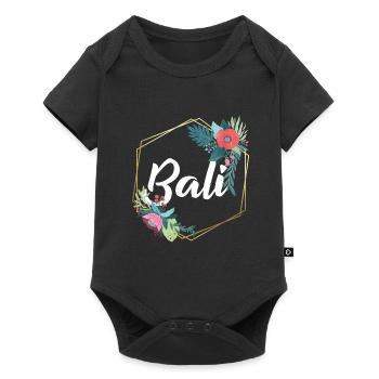 Indonesien Bali - Baby Premium Kurzarmbody - Schwarz - Vorne