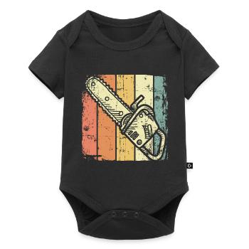 Förster Säge - Body à manches courtes Premium Bébé - noir - Devant