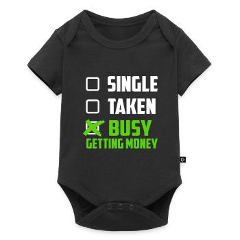 argent Geil - Body à manches courtes Premium Bébé - noir - Devant