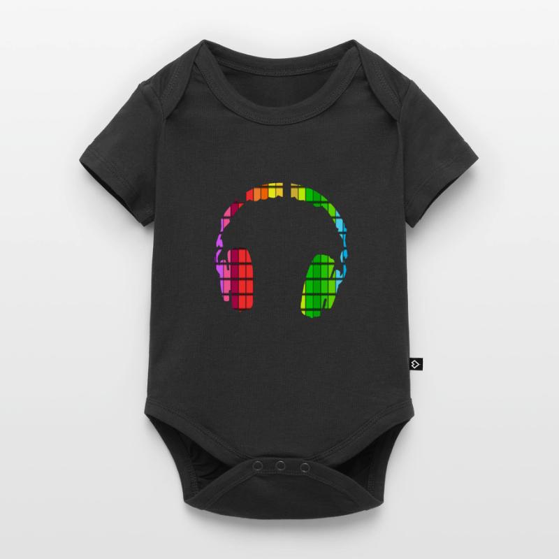 Headset, Kopfhörer, DJ, Equalizer, Geschenk, Disco Baby Premium Kurzarmbody