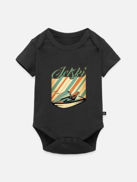 Jetski - Baby Premium Kurzarmbody - Schwarz