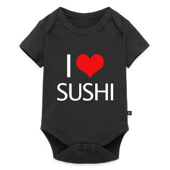 sushi - Body à manches courtes Premium Bébé - noir - Devant