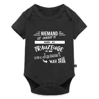 faithful witness - Baby Premium short-sleeve bodysuit - black - Front