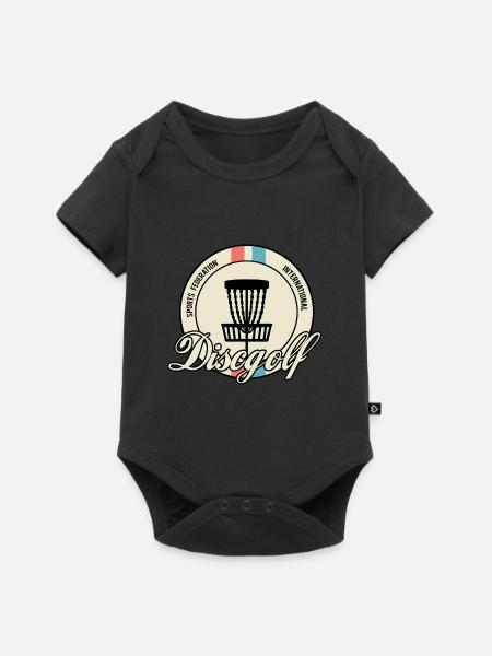 discgolf - Baby Premium Kurzarmbody - Schwarz