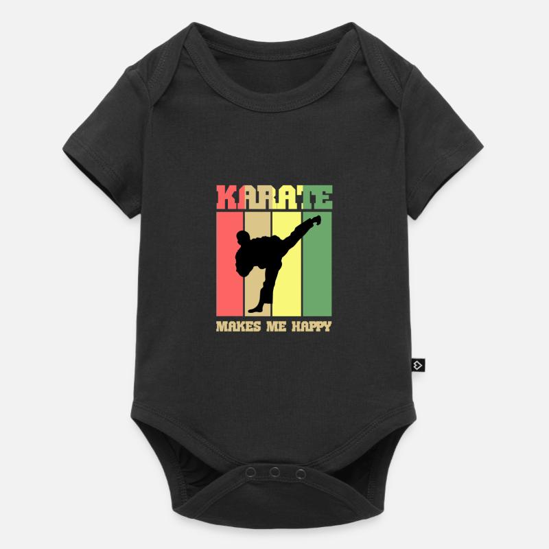 karate - Baby Premium short-sleeve bodysuit - black